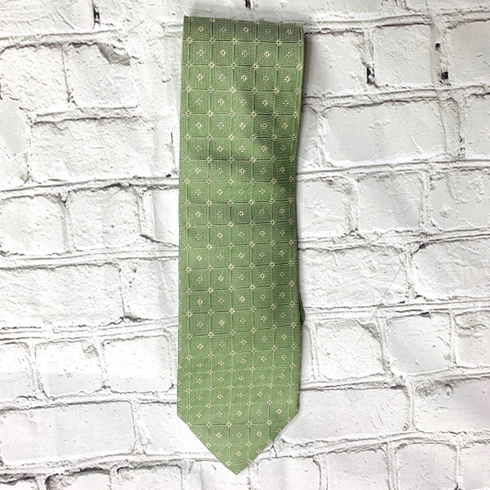 Hugo Boss 100% Silk Tie Green